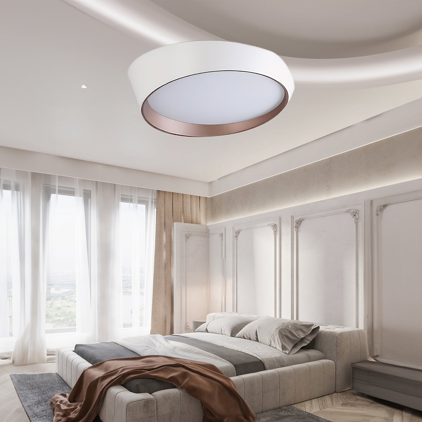 Toronto Modern Metal Ceiling Lamp