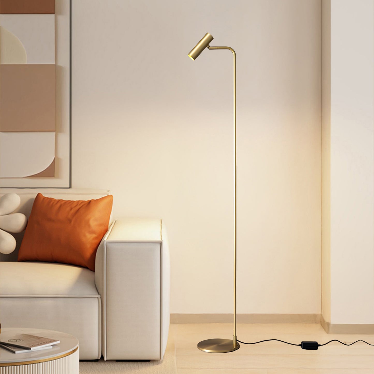 Torris Luxury Brass Floor Lamp