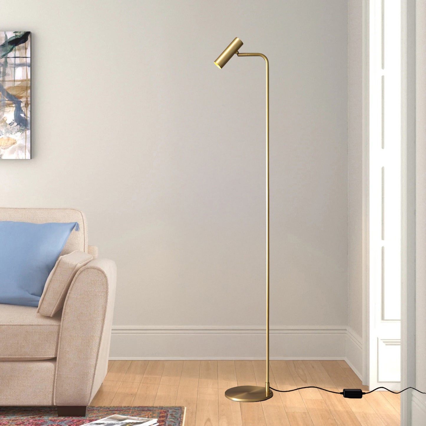 Torris Luxury Brass Floor Lamp