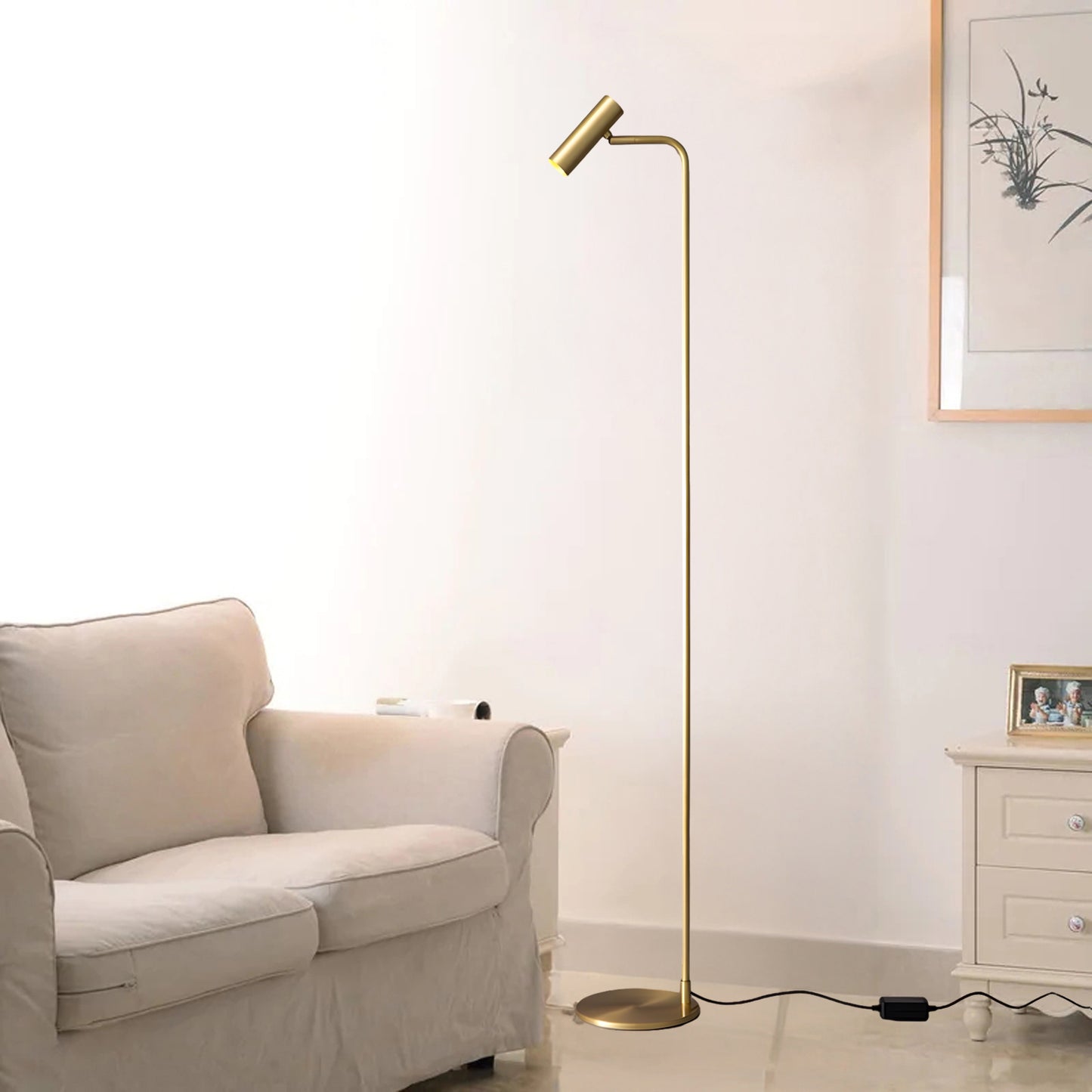 Torris Luxury Brass Floor Lamp