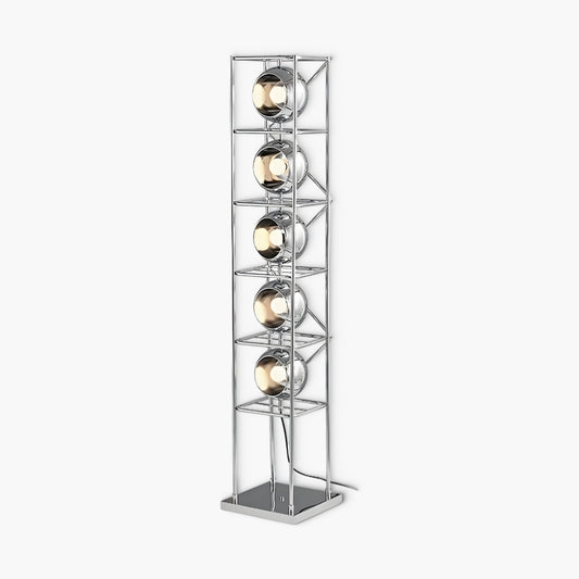 Tower of Spheres Modern Crystal Floor Lamp