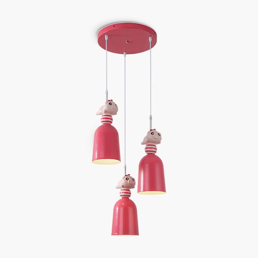 Toys Figurine Eclectic Metal Pendant Lights