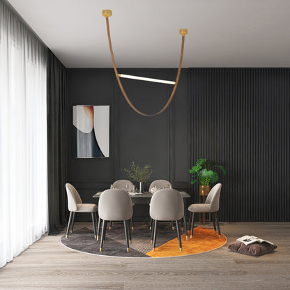 Tracer Belt Modern Crystal Pendant Lamp