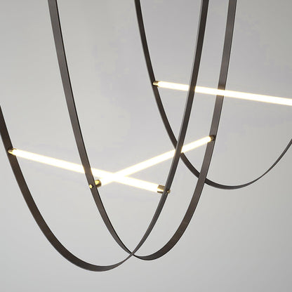 Tracer Belt Modern Crystal Pendant Lamp