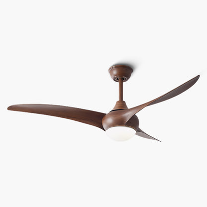 Traditional Contemporary Wood Ceiling Fan Light