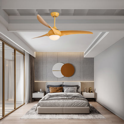 Traditional Contemporary Wood Ceiling Fan Light