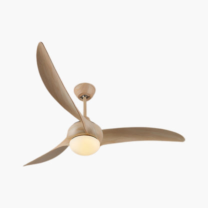 Traditional Contemporary Wood Ceiling Fan Light