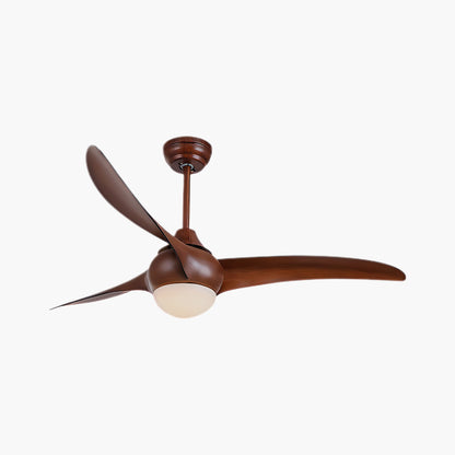 Traditional Contemporary Wood Ceiling Fan Light