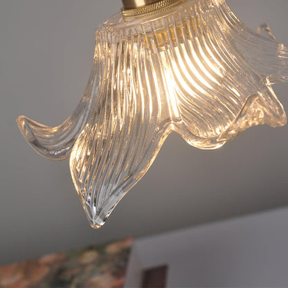 Transparent Rustic Crystal Pendant Light