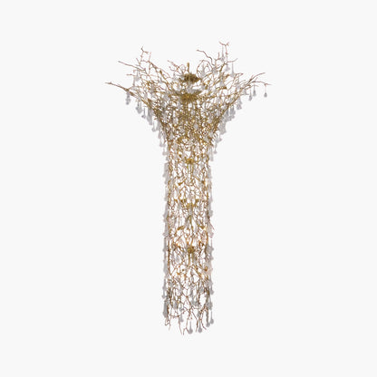 Tree Branch Staircase Luxury Brass Chandelier