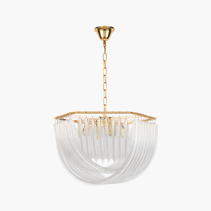 Trevi Murano Mid-century Crystal Chandelier