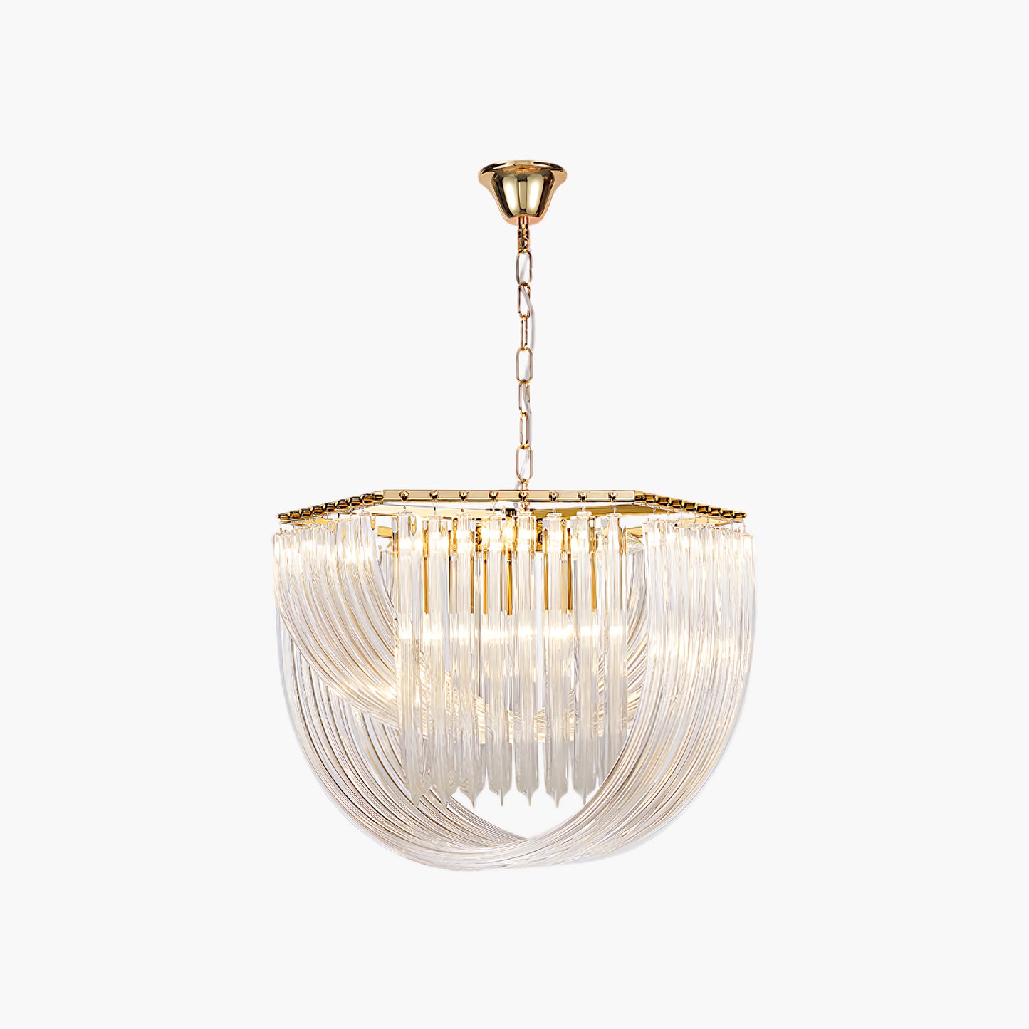 Trevi Murano Mid-century Crystal Chandelier