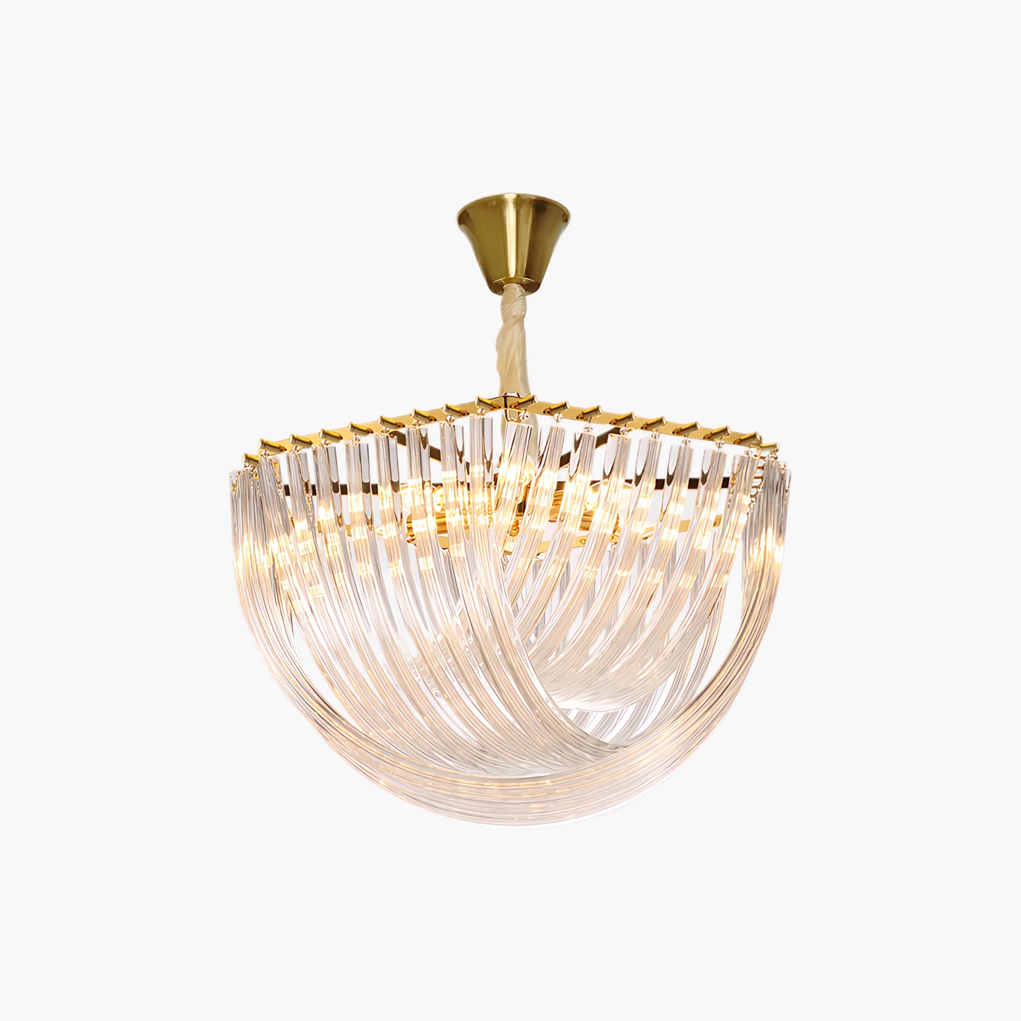 Trevi Murano Mid-century Crystal Chandelier