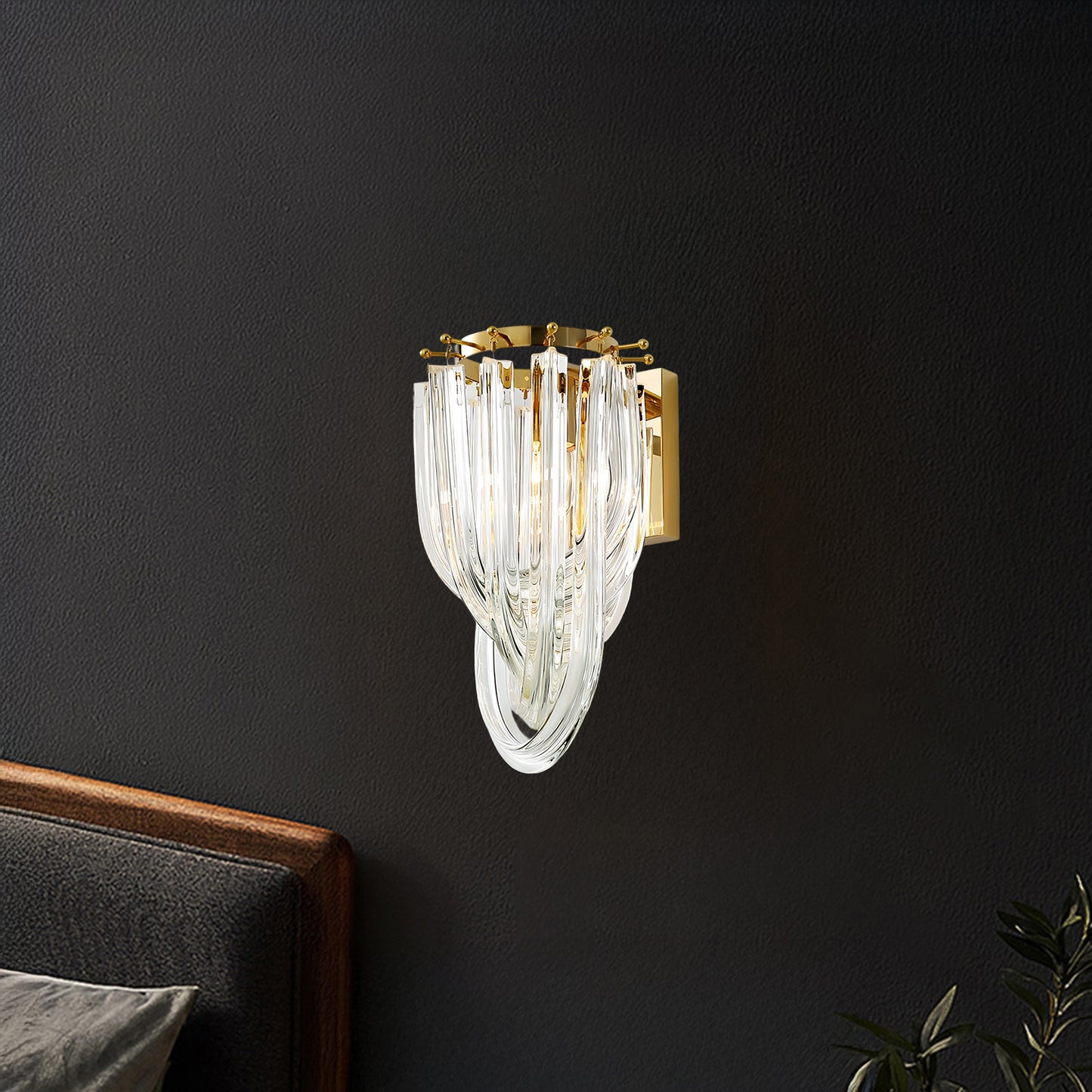 Trevi Murano Mid-century Crystal Chandelier