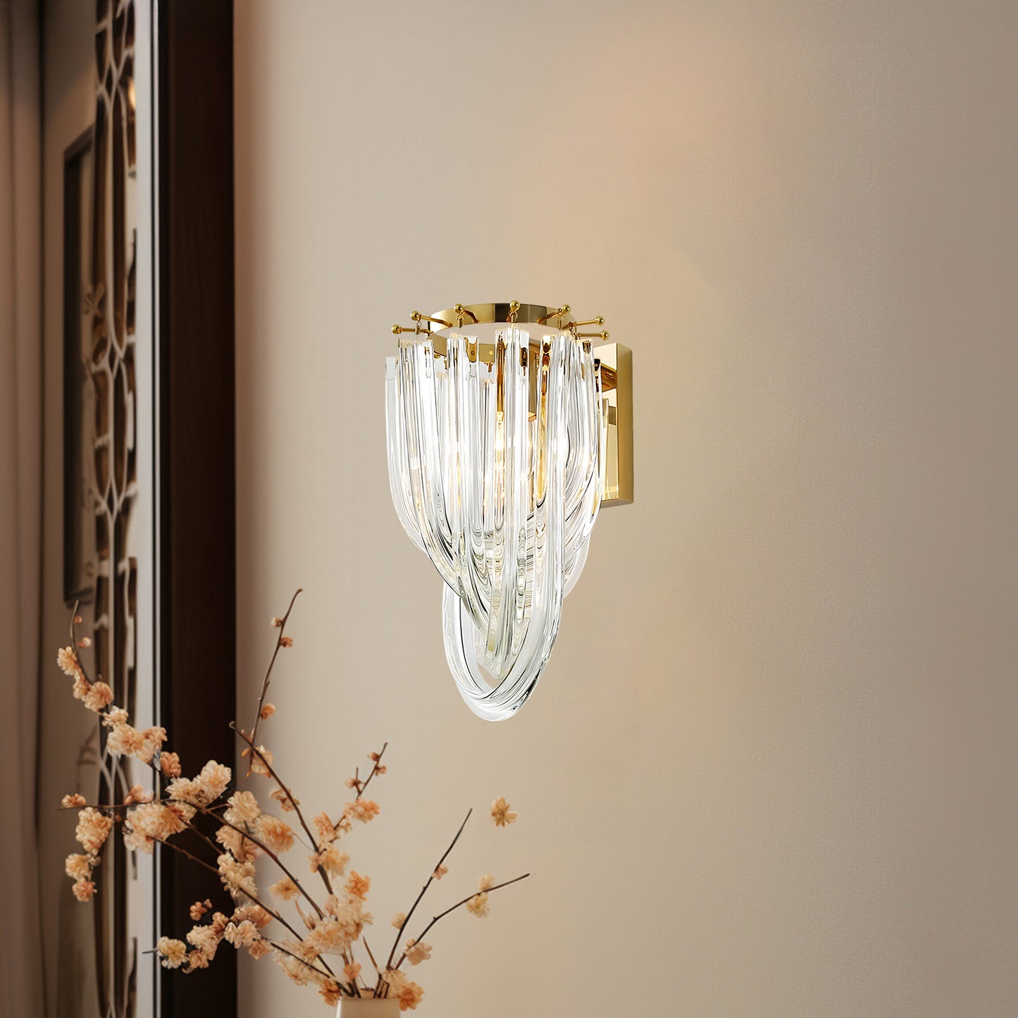 Trevi Murano Mid-century Crystal Chandelier