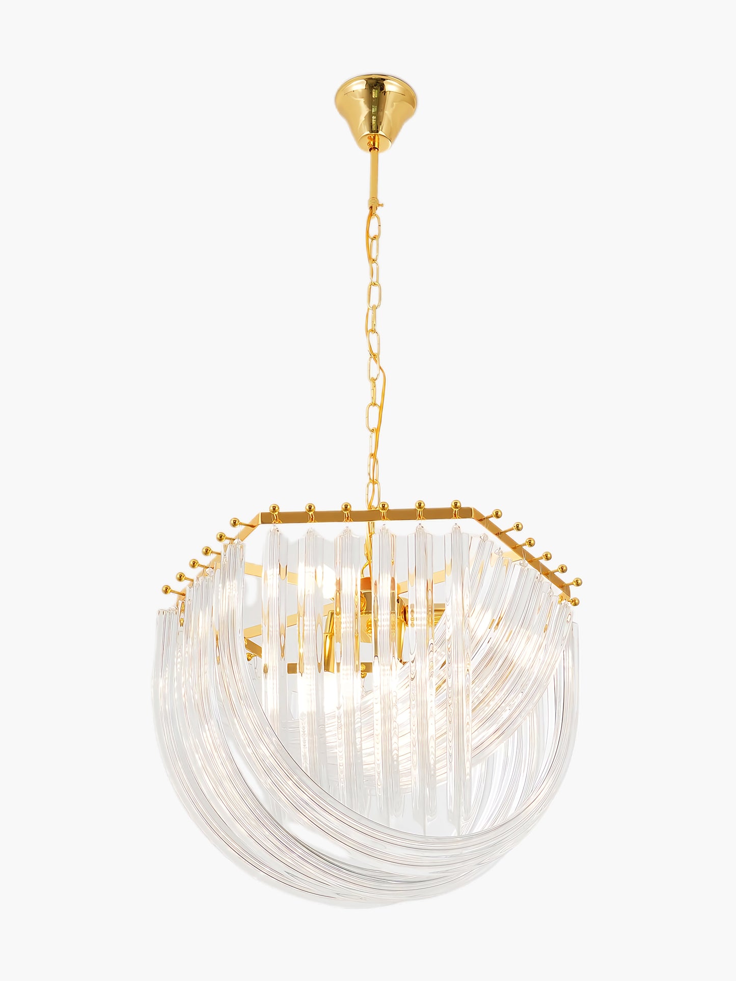 Trevi Murano Mid-century Crystal Chandelier