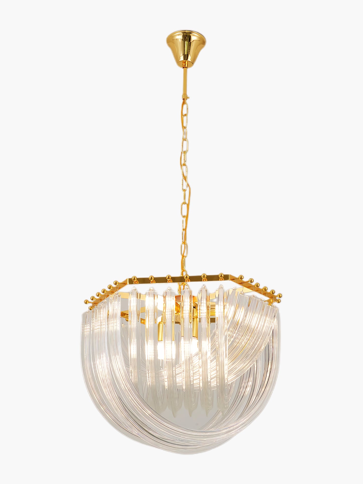 Trevi Murano Mid-century Crystal Chandelier