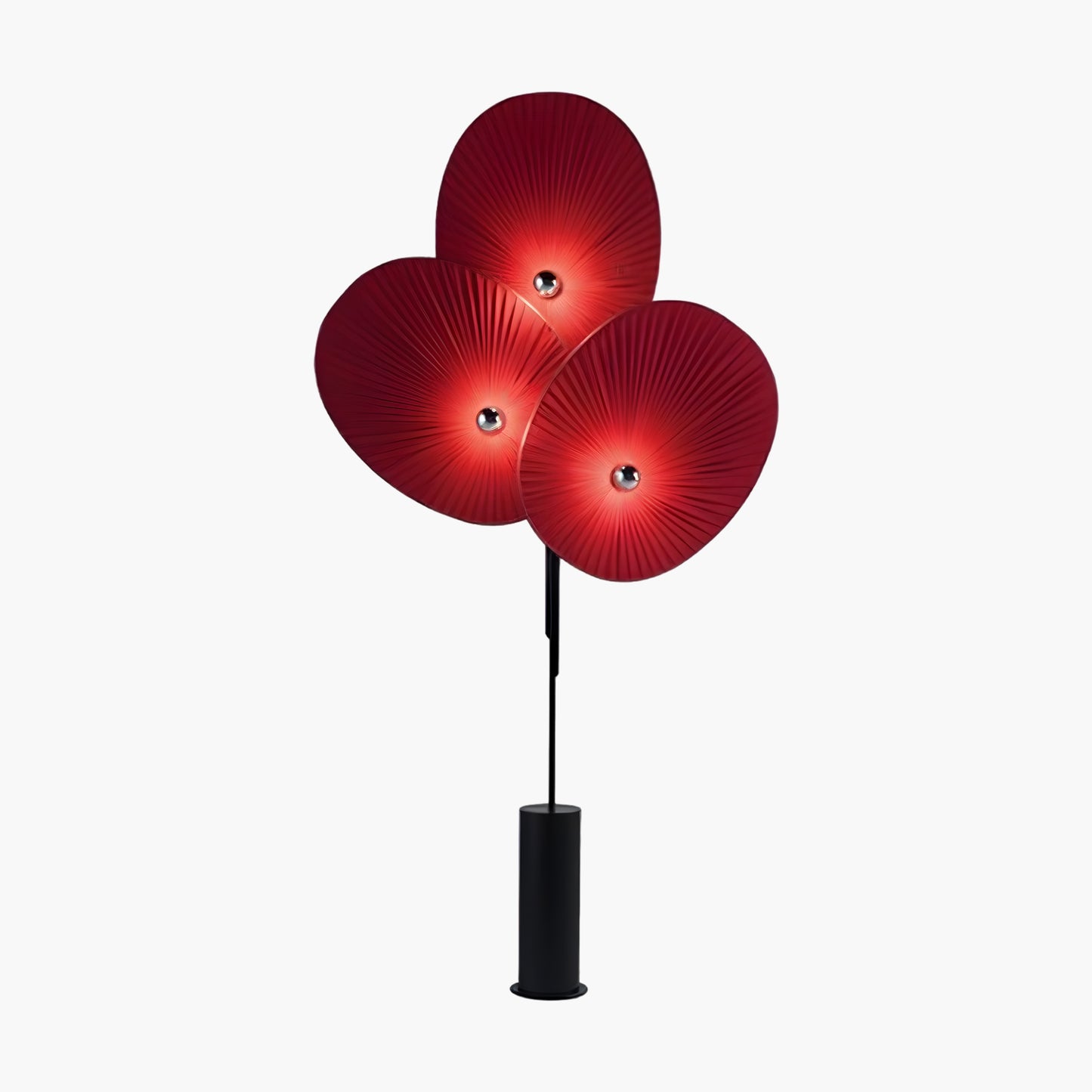 Triple Floral Modern Material Floor Lamp