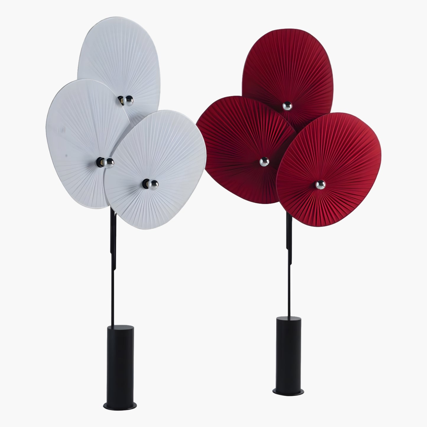 Triple Floral Modern Material Floor Lamp