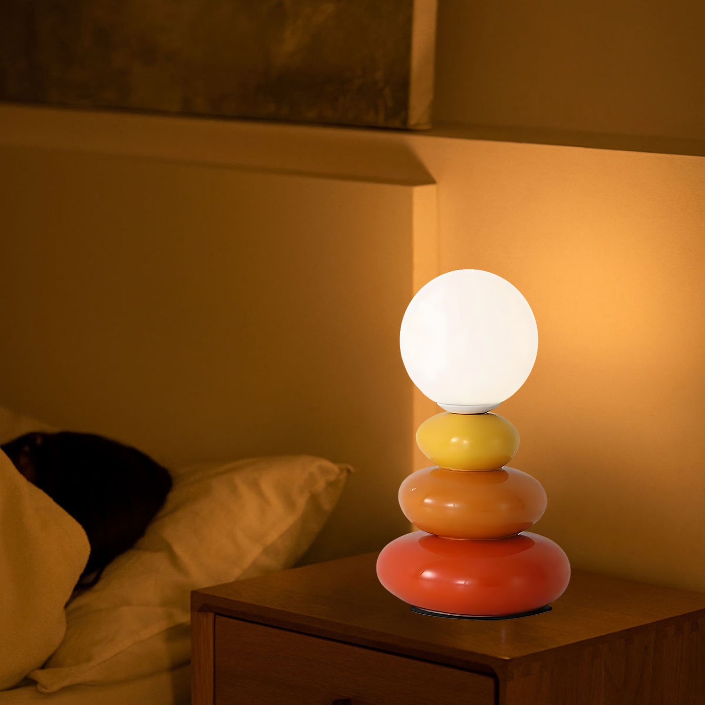 Triple Gourd Modern Crystal Table Lamp