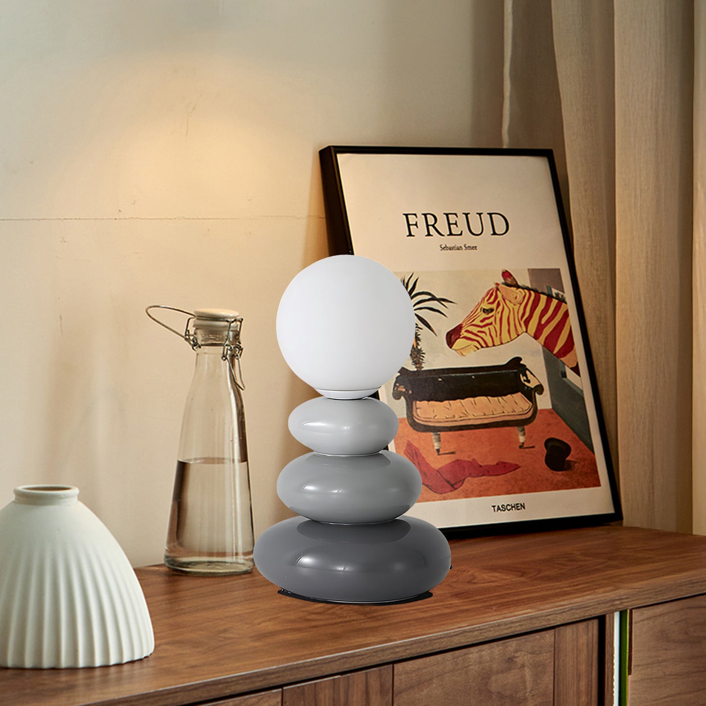 Triple Gourd Modern Crystal Table Lamp