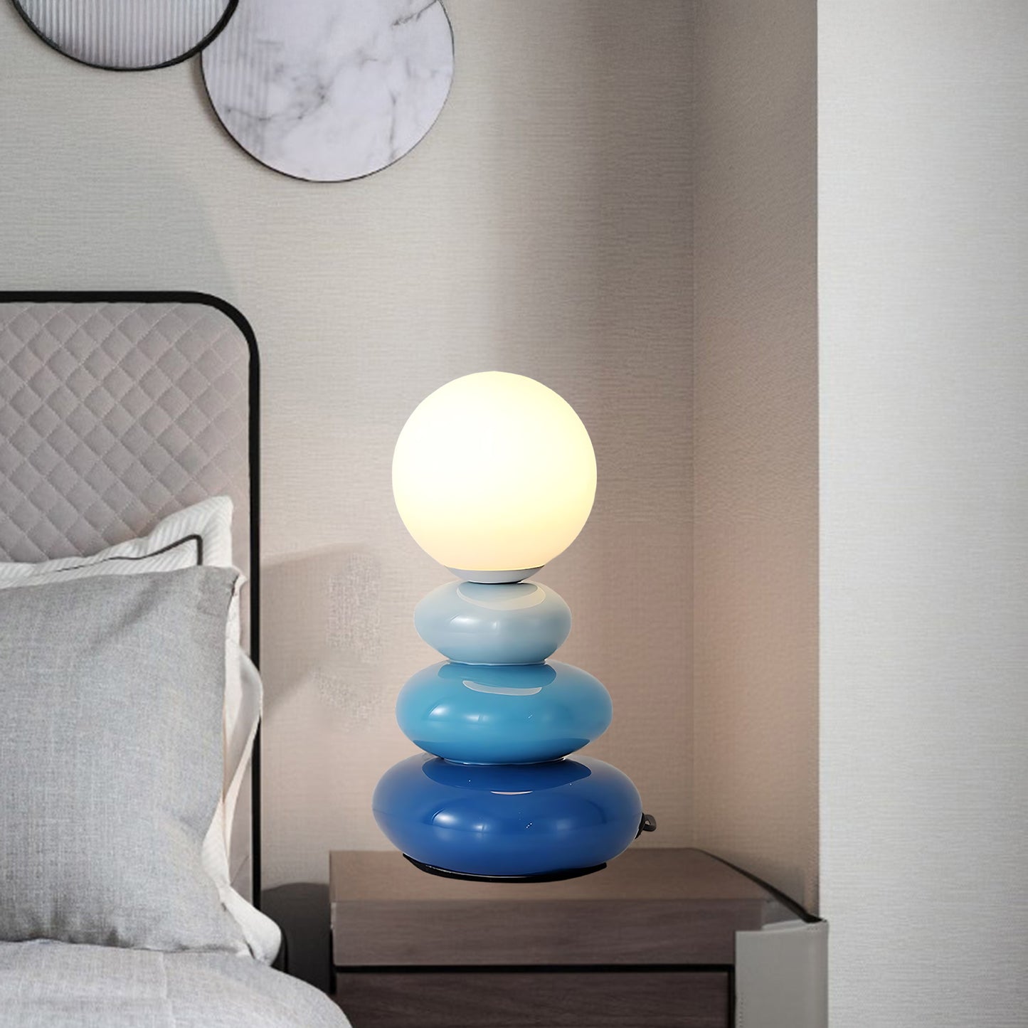 Triple Gourd Modern Crystal Table Lamp