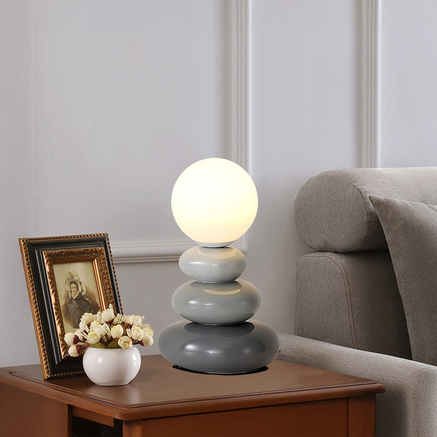 Triple Gourd Modern Crystal Table Lamp