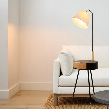 Tripod Fabric Modern Metal Floor Lamp