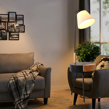 Tripod Fabric Modern Metal Floor Lamp