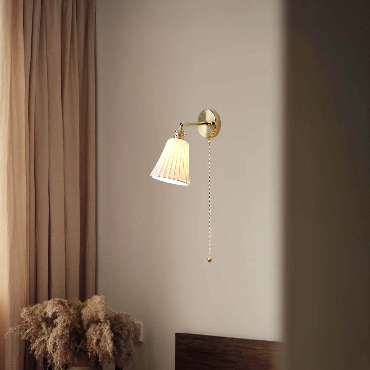 Trumpet Modern Ceramic Wall Light