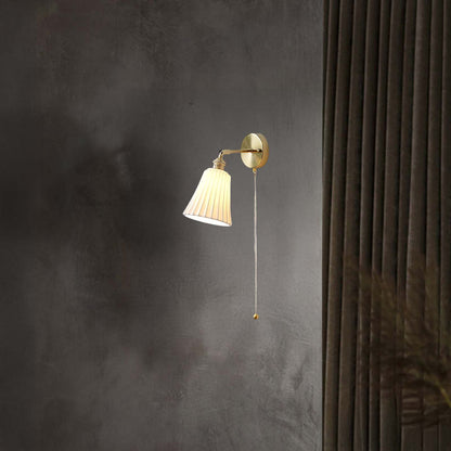 Trumpet Modern Ceramic Wall Light