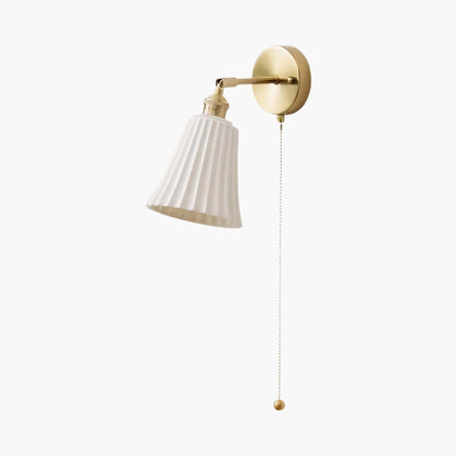 Trumpet Modern Ceramic Wall Light