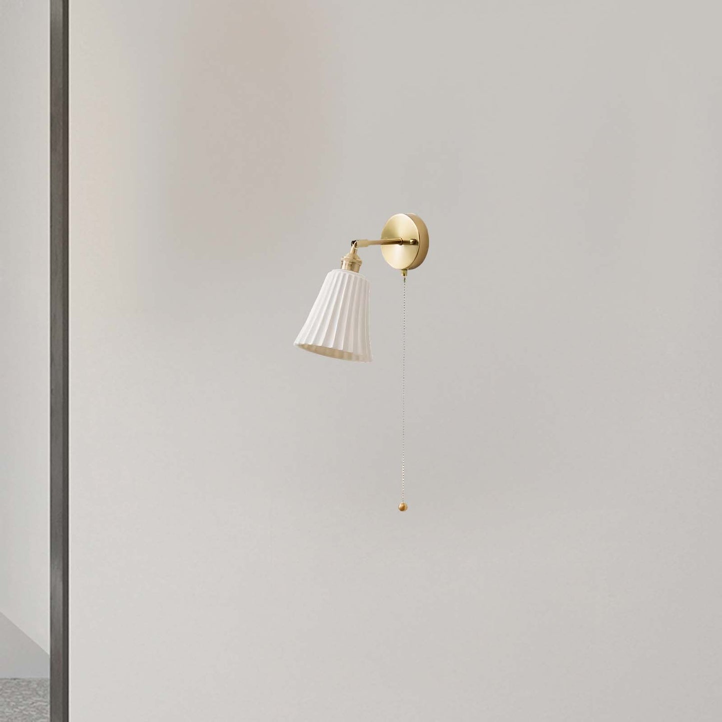 Trumpet Modern Ceramic Wall Light