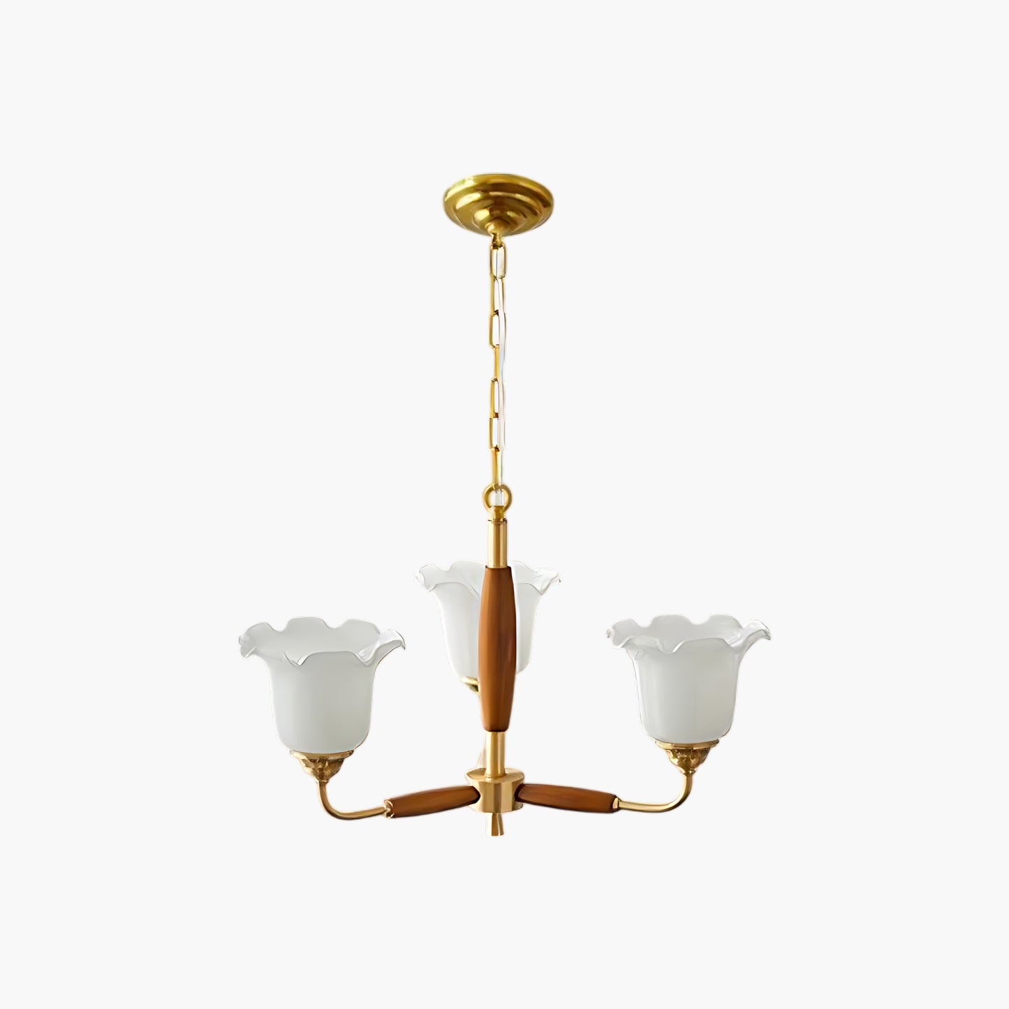 Trumpet Flower Minimalist Crystal Chandelier