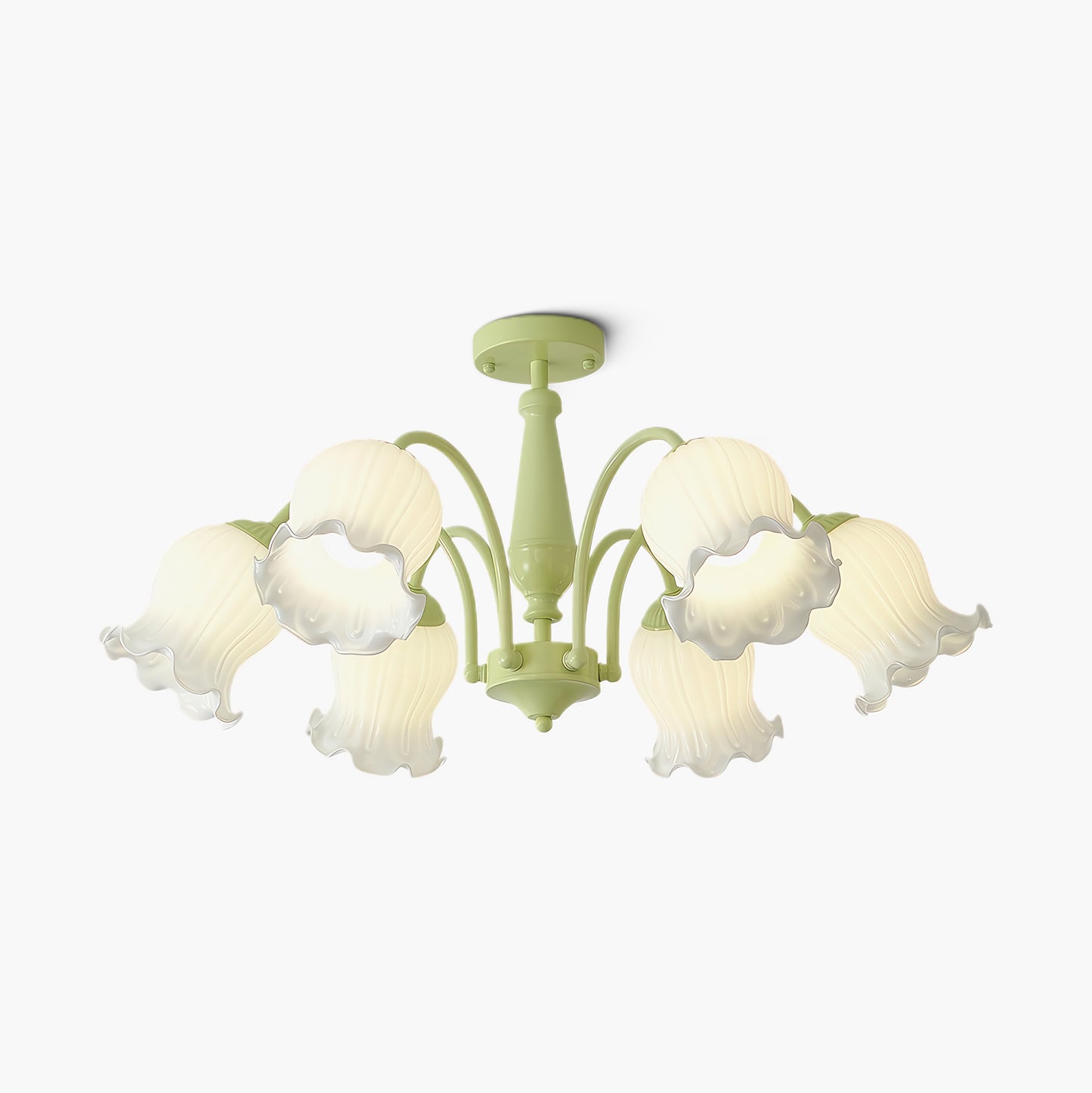 Trumpet Flower Classic Crystal Chandelier