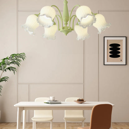 Trumpet Flower Classic Crystal Chandelier