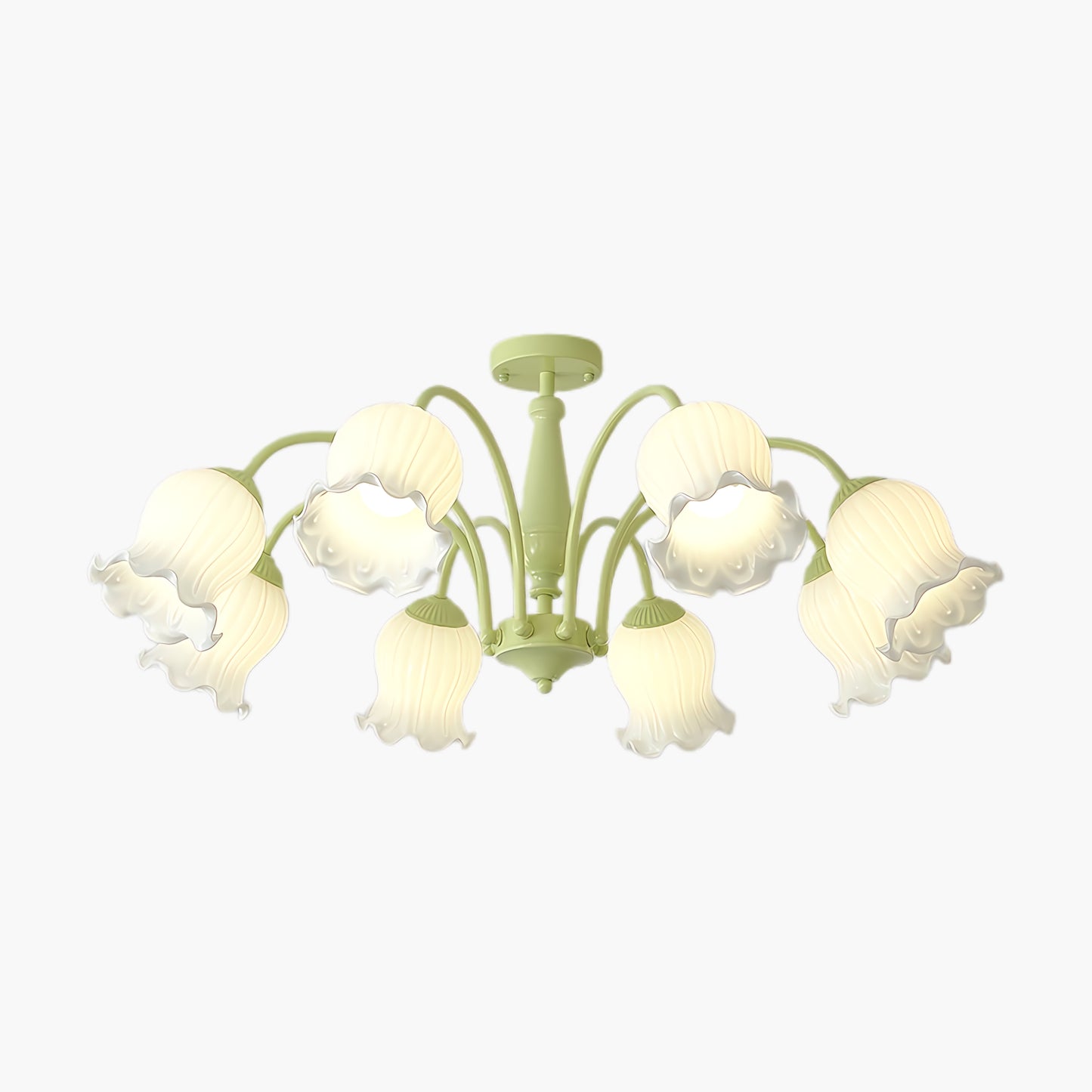 Trumpet Flower Classic Crystal Chandelier