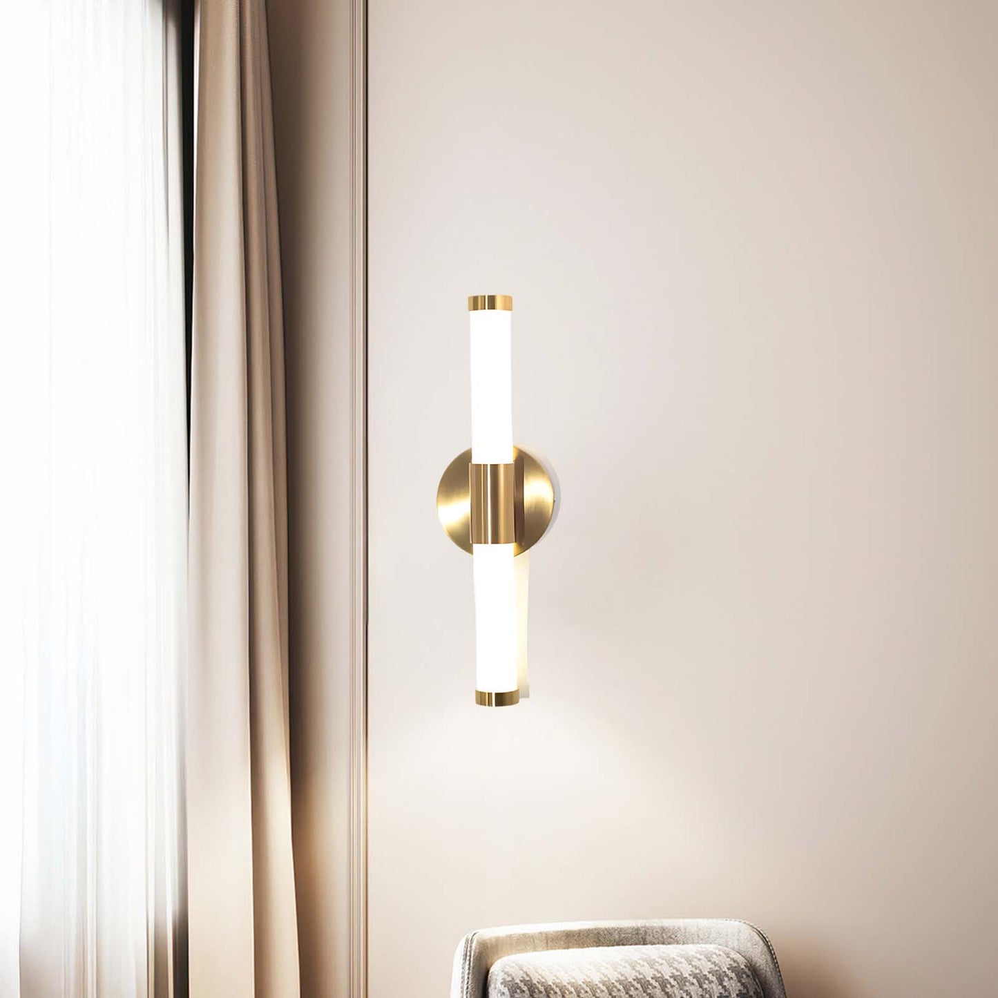 Tubo Linear LED Modern Metal Wall Lamp