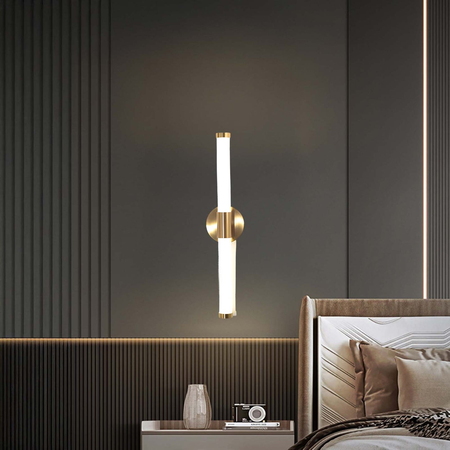 Tubo Linear LED Modern Metal Wall Lamp