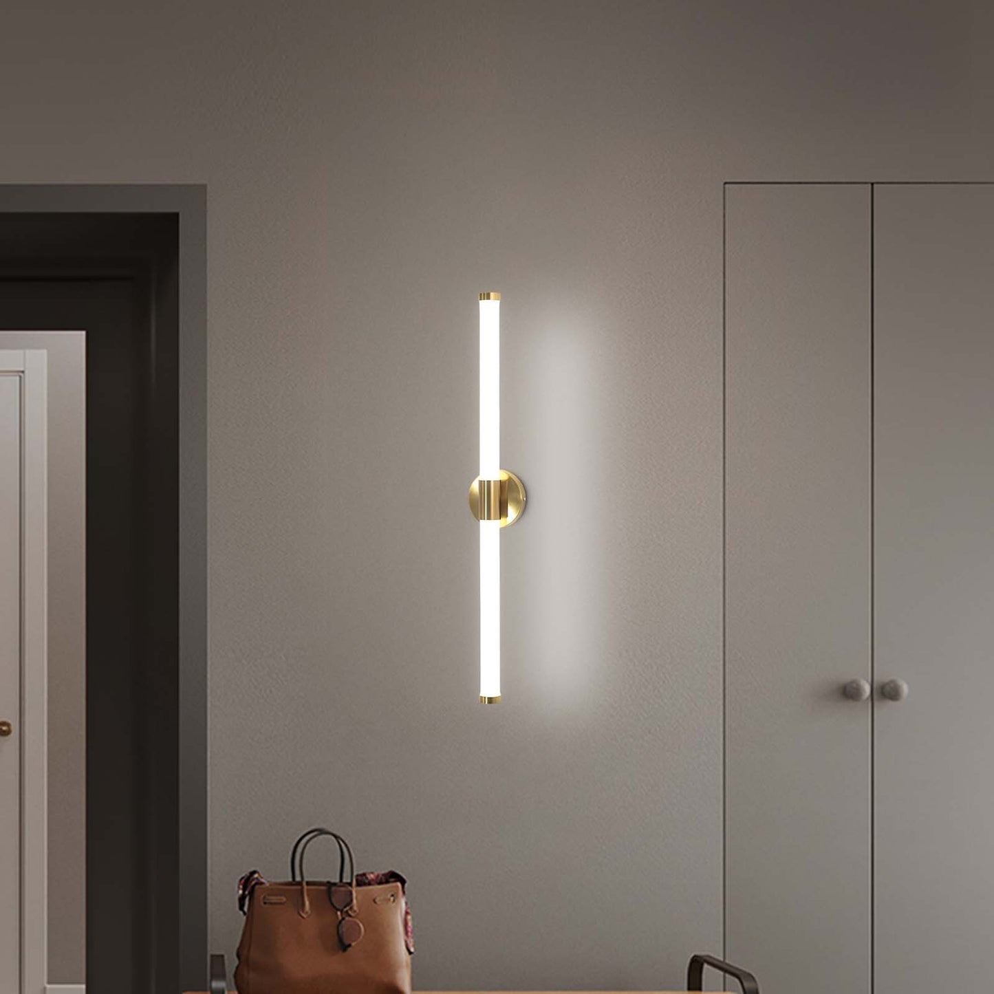 Tubo Linear LED Modern Metal Wall Lamp