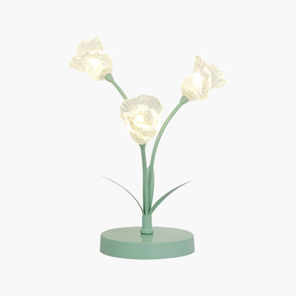 Tulip Flower Modern Crystal Table Lamp