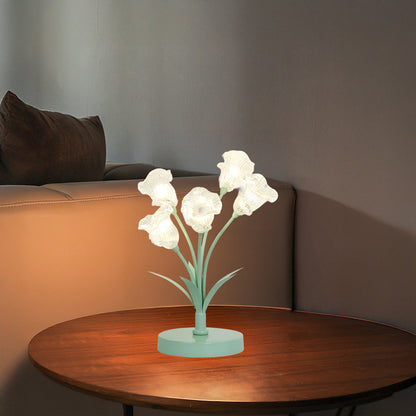 Tulip Flower Modern Crystal Table Lamp