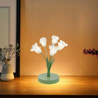 Tulip Flower Modern Crystal Table Lamp