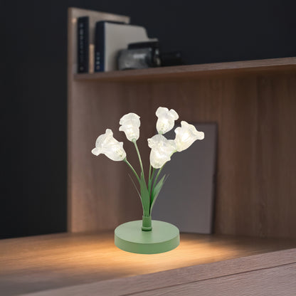 Tulip Flower Modern Crystal Table Lamp