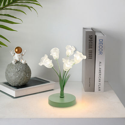 Tulip Flower Modern Crystal Table Lamp