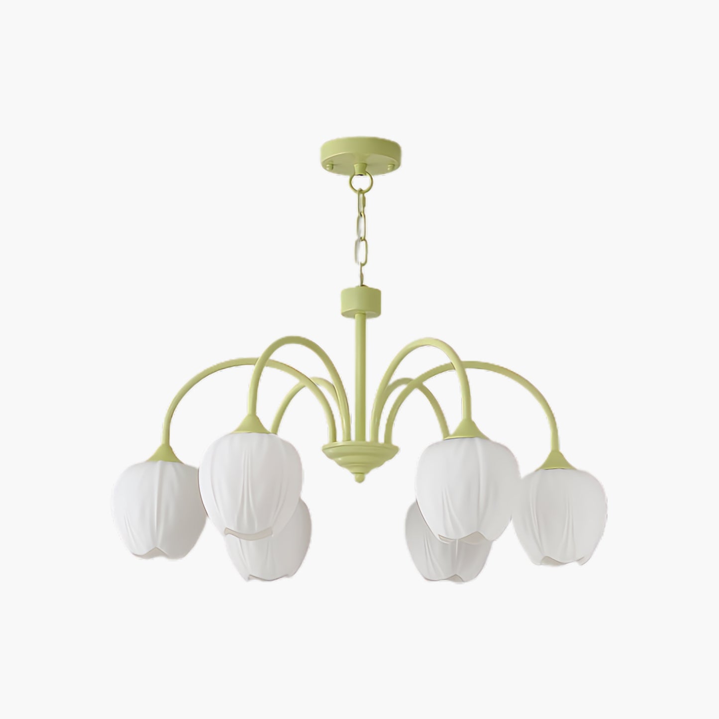 Tulip Matcha Modern Crystal Chandelier