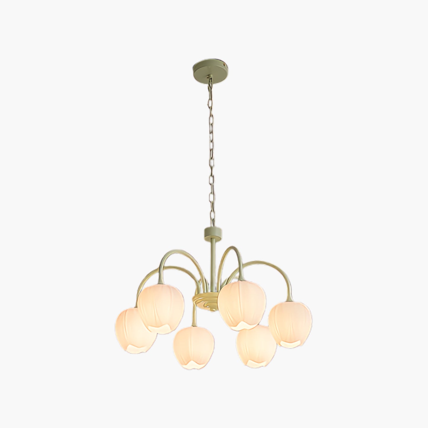 Tulip Matcha Modern Crystal Chandelier