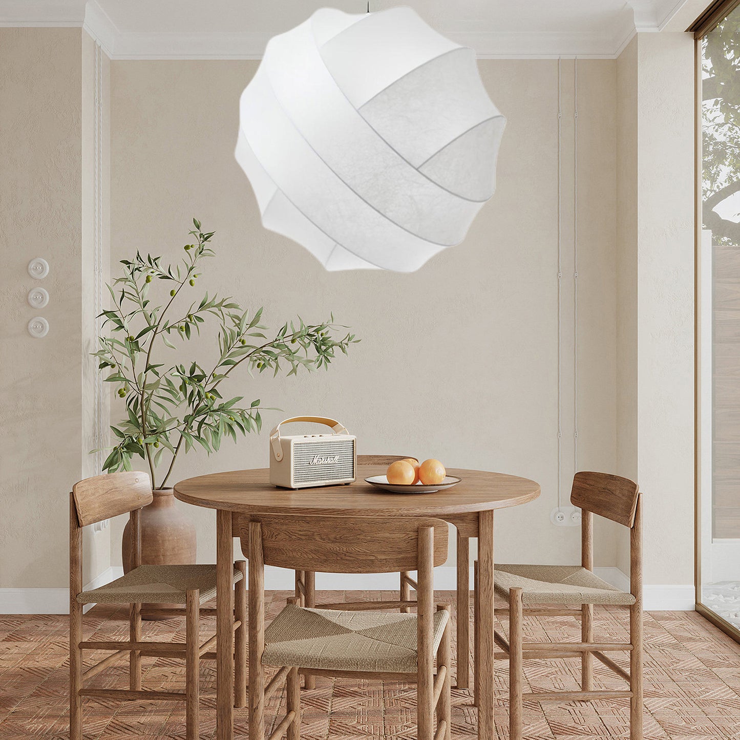 Turner Eclectic Metal Pendant Lamp