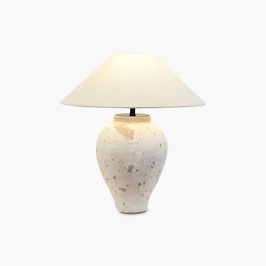 Tuscan Stone Eclectic Metal Table Lamp