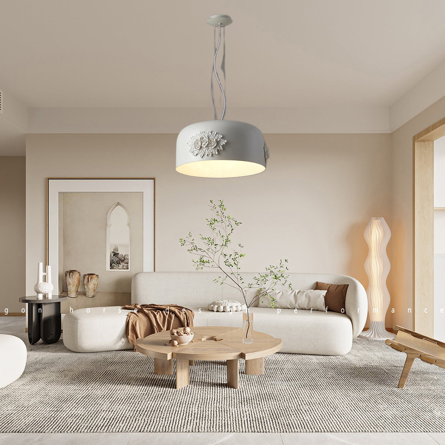 Tuzzi Luxury Metal Pendant Light